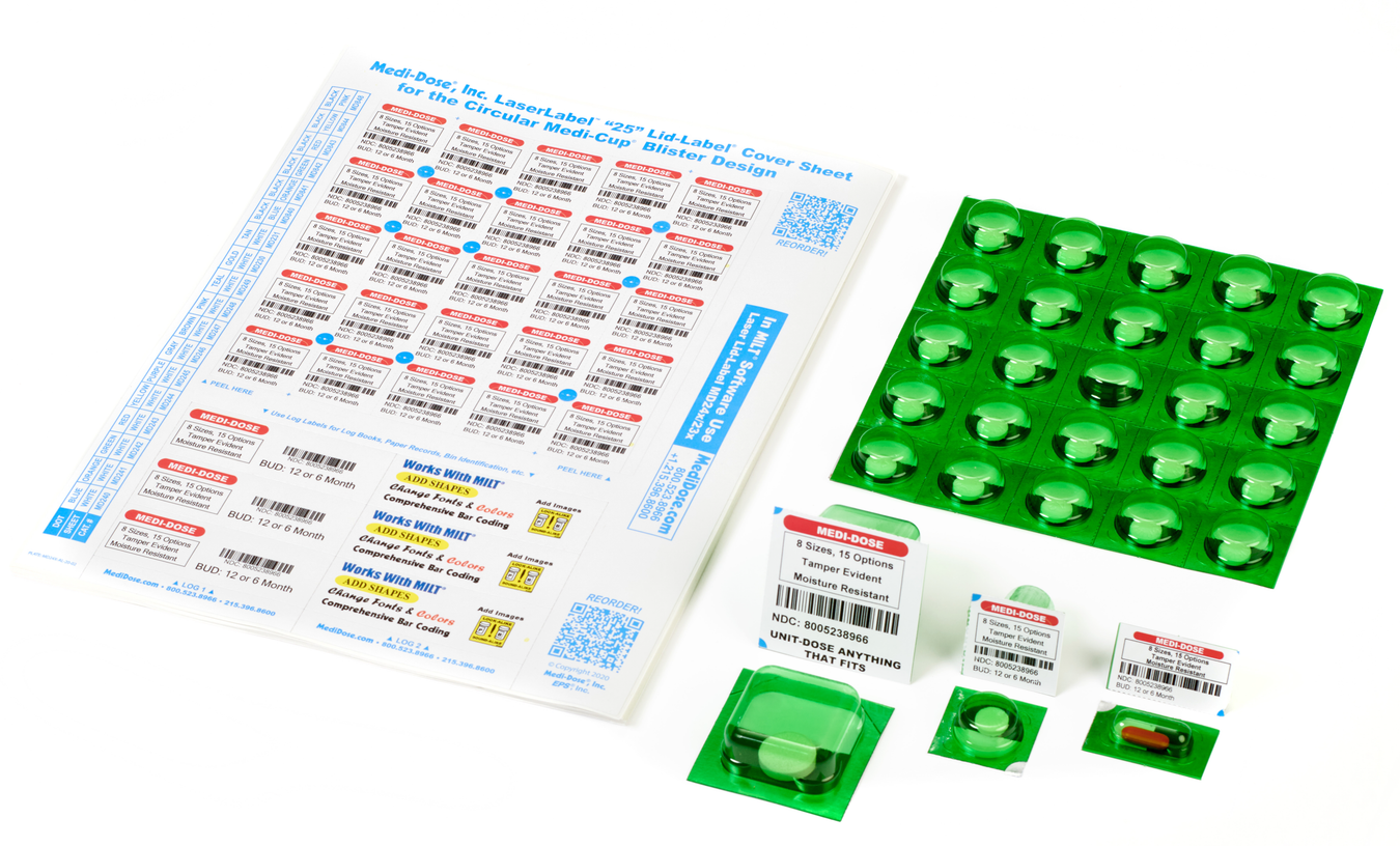 Detect-A-Dose Lid-Label Covers