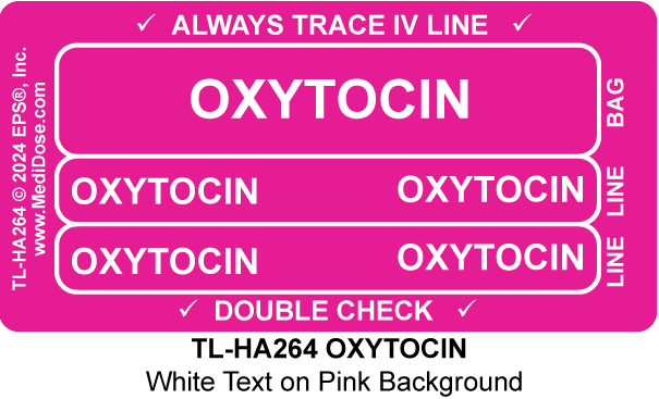 Line Tracing Label - OXYTOCIN - TL-HA264 (1,000 Labels)