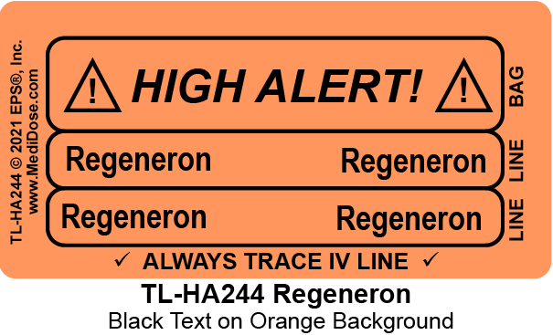 Line Tracing Label - Regeneron - TL-HA244 (1,000 Labels)