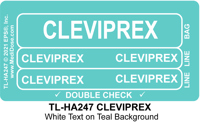 Line Tracing Label - CLEVIPREX - TL-HA247 (1,000 Labels)