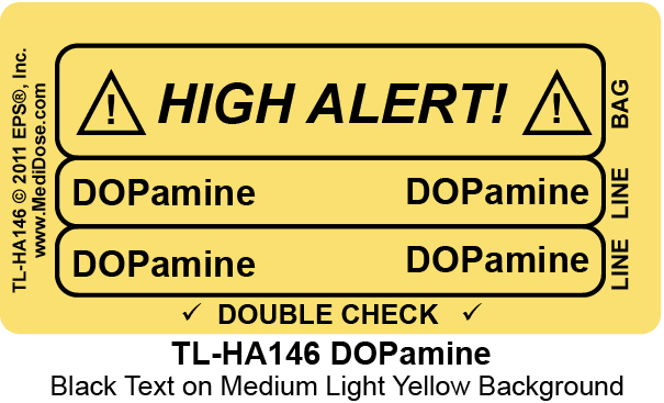 Line Tracing Label - DOPamine - TL-HA146 (1,000 Labels)
