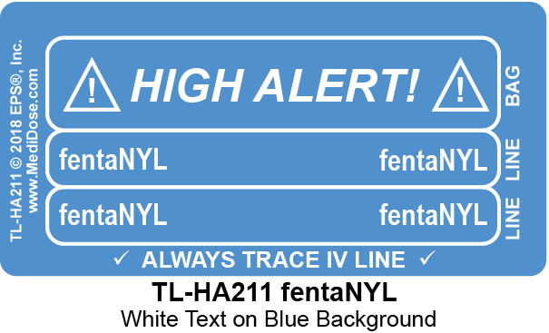 Line Tracing Label - fentaNYL - TL-HA211 (1,000 Labels)
