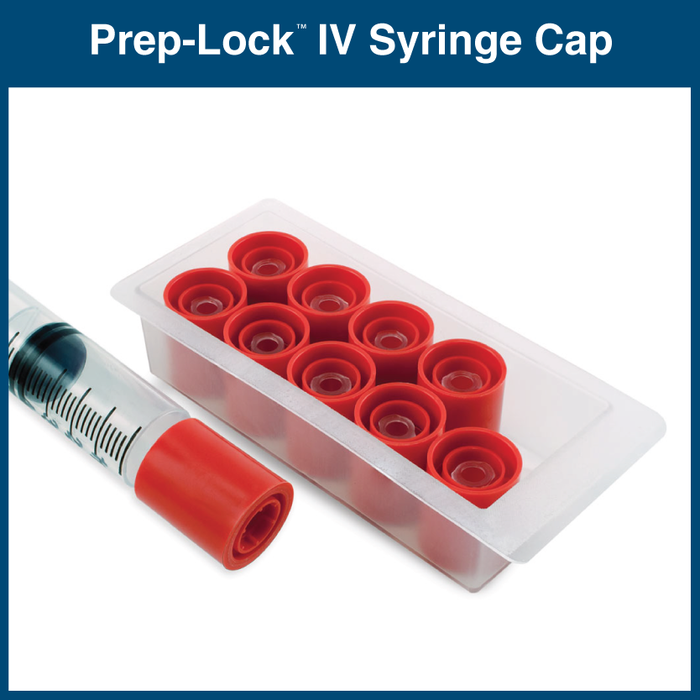 Prep-Lock IV Syringe Cap (100 Caps)