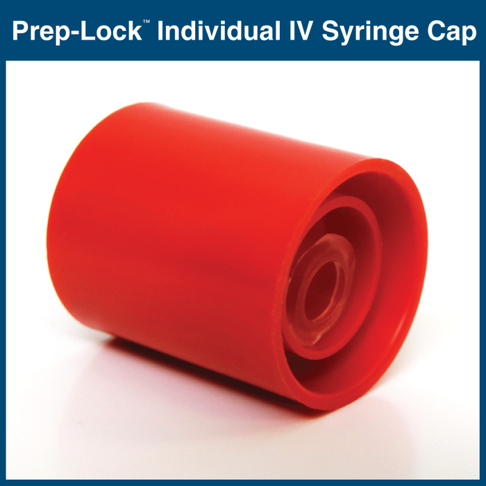 Prep-Lock IV Syringe Cap - Individual (100 Caps)