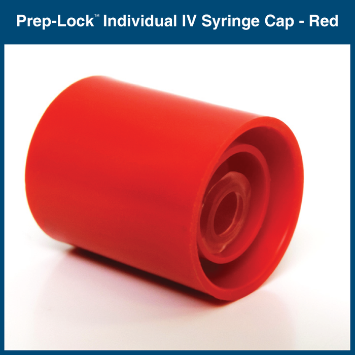 Prep-Lock IV Syringe Cap - Individual (100 Caps)