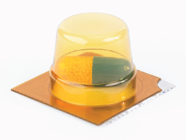 Medi-Cup Blisters MD115 - Circular Deep 11/16" AmberNultraViolet 6 Month BUD (1,000 Doses)