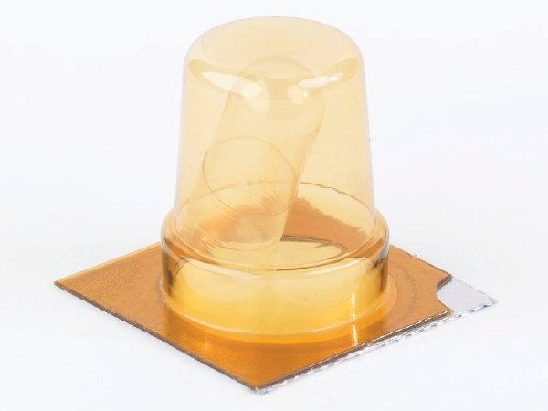 Medi-Cup Blisters MD135 - Circular Jumbo 1" Amber NultraViolet 6 Month BUD (1,000 Doses)