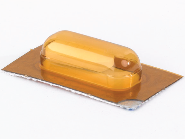 Medi-Cup Blisters MD145 - Oval Standard 3/8" Amber NultraViolet 6 Month BUD (1,000 Doses)