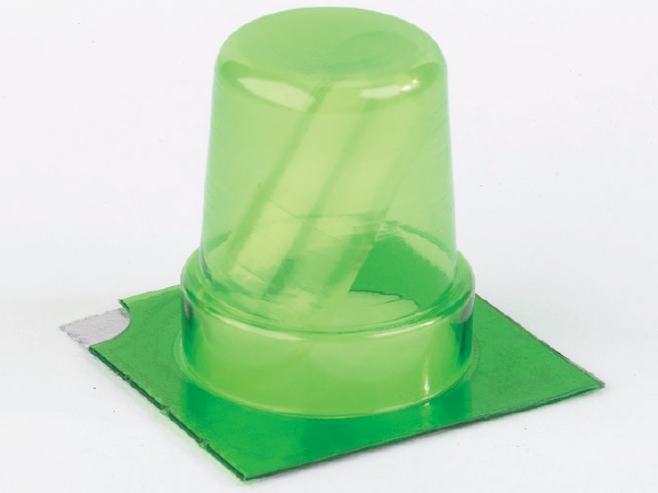 Medi-Cup Blisters MD435 - Circular Jumbo 1" Green NultraViolet 12 Month BUD (1,000 Doses)