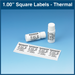 LiquiDose 1.00" Square Labels - Thermal - LDS300-T (1,000 Strips = 4,000 Doses)