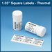 LiquiDose 1.33" Square Labels - Thermal - LDS301-T (1,000 Strips = 3,000 Doses)