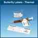 LiquiDose Butterfly Labels - Thermal - LD6000 (1,000 Strips = 1,000 Doses)