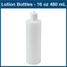 Lotion Bottles - 16 oz - 480 mL (36 Bottles)