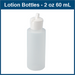 Lotion Bottles - 2 oz - 60 mL (144 Bottles)