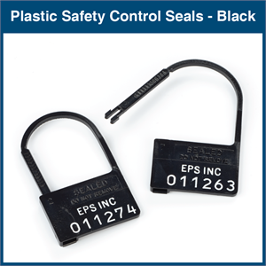 Plastic Safety Control Seals - Numbered (100 Seals)