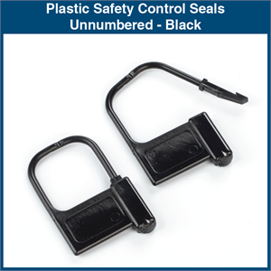 Plastic Safety Control Seals - Unnumbered (100 Seals)