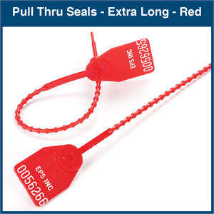 Pull Thru Seals - Extra Long (100 Seals)