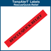 TampAlerT Labels - Rescue/Quick Relief