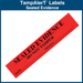 TampAlerT Labels - Sealed Evidence