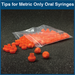 Tips for Metric Only Oral Syringes (125 Tips)