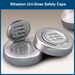 Wheaton Uni-Dose Tamper-Evident Safety Caps