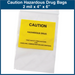 Caution Hazardous Drug Bags