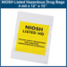 NIOSH Listed Hazardous Drug Bags