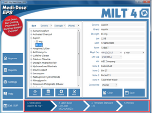 MILT 4 Software — Medi-Dose