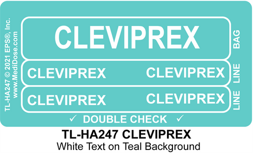 Line Tracing Label - CLEVIPREX - TL-HA247 (1,000 Labels)