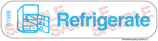 Auxiliary Label - Refrigerate (1,000 Labels)