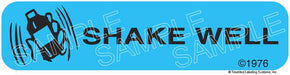 Auxiliary Label - Shake Well (1,000 Labels)