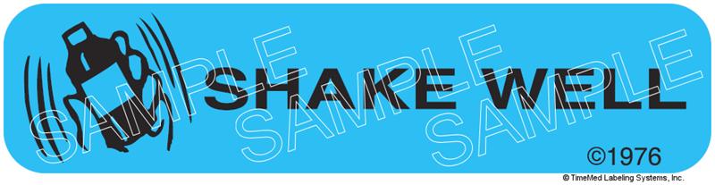 Auxiliary Label - Shake Well (1,000 Labels)