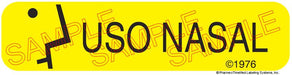 Auxiliary Label - Uso Nasal (1,000 Labels)