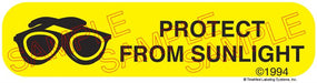 Auxiliary Label - Protect from Sunlight (1,000 Labels)