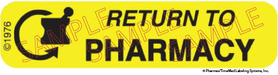 Auxiliary Label - Return to Pharmacy (1,000 Labels)