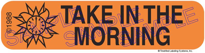 Auxiliary Label - Take In The Morning (1,000 Labels)