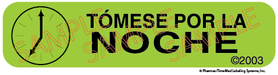 Auxiliary Label - TOMESE POR LA NOCHE-1 (1,000 Labels)