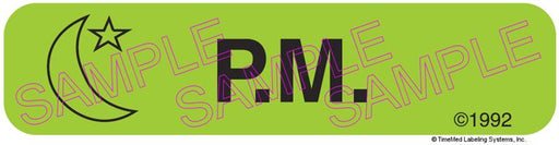 Auxiliary Label - P.M. (1,000 Labels)