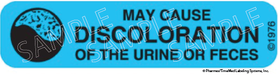 Auxiliary Label - May Cause Discoloration (1,000 Labels)