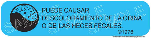 Auxiliary Label - Puede Causar Descoloramiento (1,000 Labels)