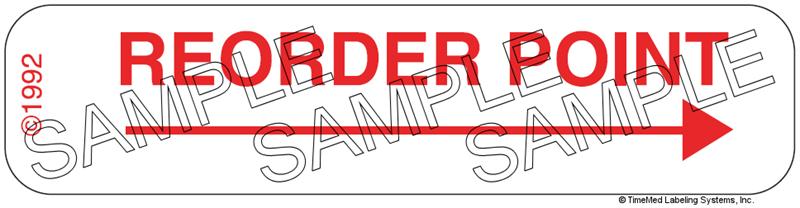 Auxiliary Label - Reorder Point (1,000 Labels)