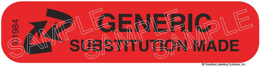 Auxiliary Label - Generic Substitution Made (1,000 Labels)