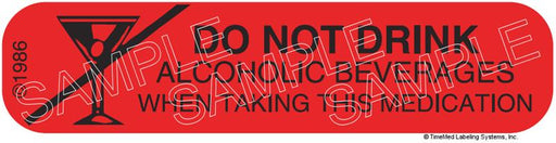 Auxiliary Label - Do Not Drink (1,000 Labels)