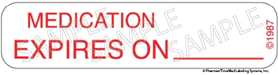 Auxiliary Label - Medication Expires On (1,000 Labels)