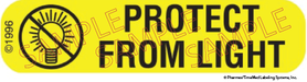 Auxiliary Label - Protect From Light (1,000 Labels)
