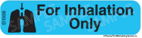 Auxiliary Label - For Inhalation Only (1,000 Labels)