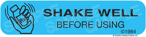Auxiliary Label - Shake Well Before Using (1,000 Labels)