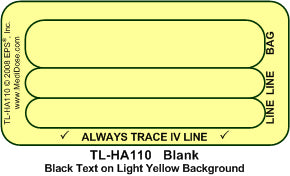 Line Tracing Label - BLANK- TL-HA110 (1,000 Labels)
