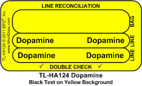 Line Tracing Label - Dopamine - TL-HA124 (1,000 Labels)