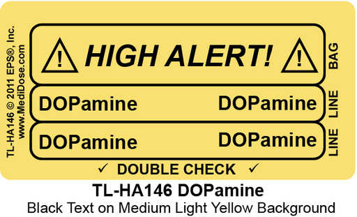 Line Tracing Label - DOPamine  - TL-HA146 (1,000 Labels)